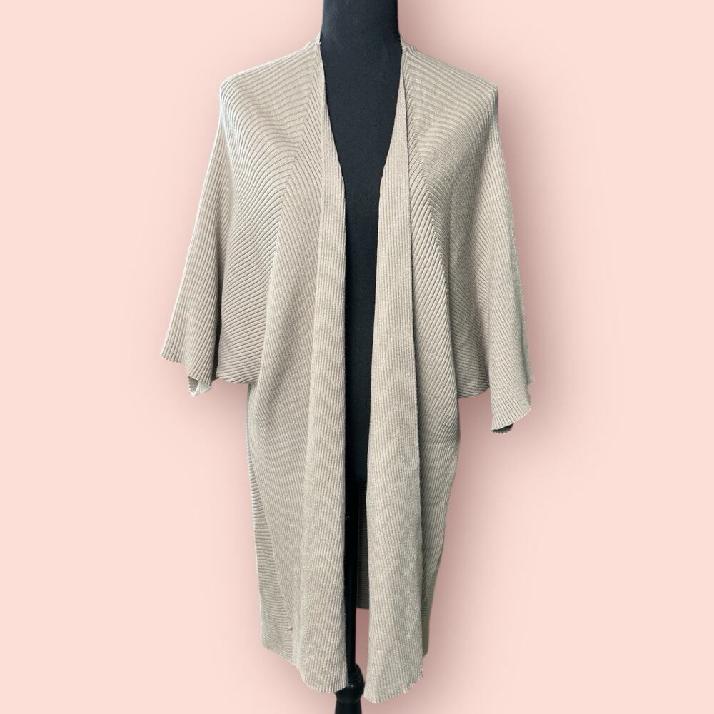 Kerisma Open Front Knit Boho Cardigan Sweater Duster Womens Small Med Lagenlook